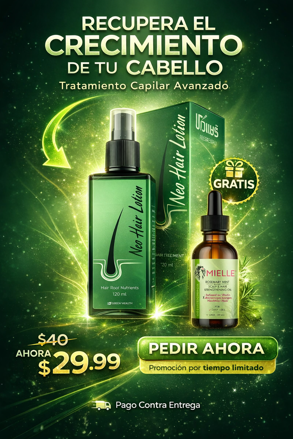 HairLux + Aceite De Romero – Activa el crecimiento desde la raíz